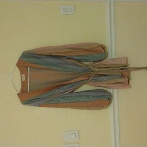 Dress. Fancy. Shimmery. Aura brand. Boho. Party dress. Women's. Size small.